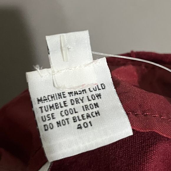 ⭐️Newport News Maroon Cotton Velvet Pants Sz-6 - Picture 8 of 8
